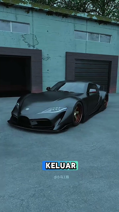 Mobil Toyota Supra Dengan Sedikit Modifikasi