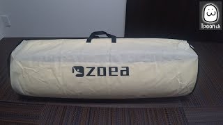 【キャンプの腰痛対策に!!】ZOEA 持ち運びできる高反発マットレスの紹介