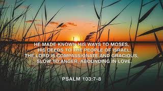 Psalm 103:7-8