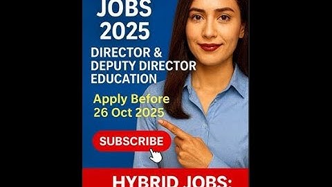 “PIPFA Jobs 2025 | Director & Deputy Director Education Details | Apply Online Before 26 Oct 2025”
