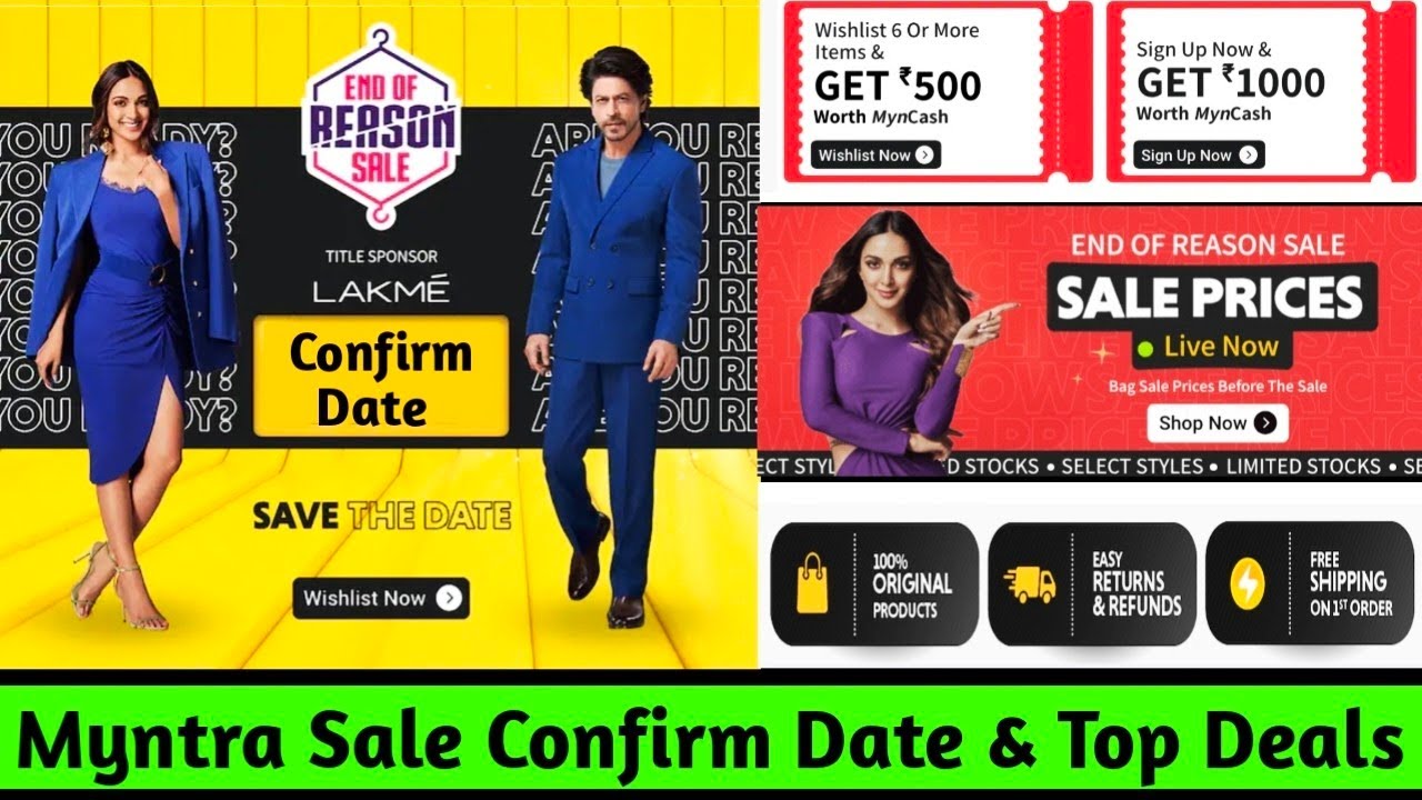 Myntra EORS Sale Date Revealed Myntra End of Reason Sale 2023