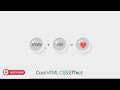 Cool Html CSS Effects - CSS water drop effects #CSS