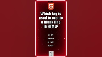HTML5 Quiz