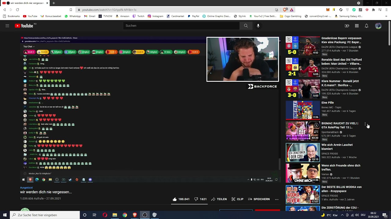 Pfeiler du bist ein Hurensohn. 🤮 / Kommentar unter Unges Statement zu Knubbel ♥
