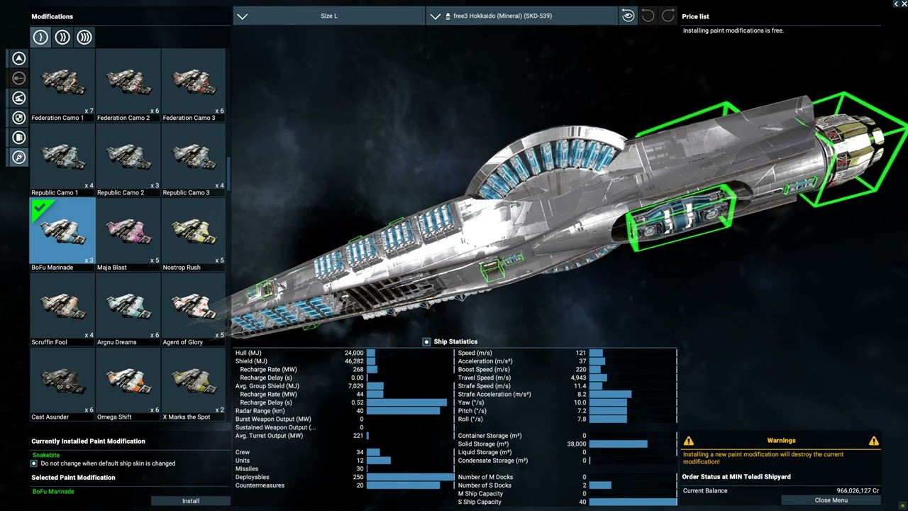 All paint mods for X4 Foundations (6.1 beta)