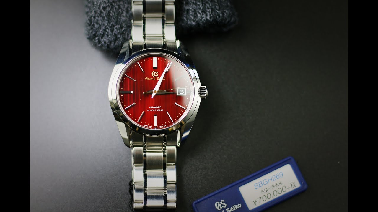 4K) Grand Seiko Heritage Autumn Limited Edition SBGH269 / IPPOJAPANWATCH -  YouTube