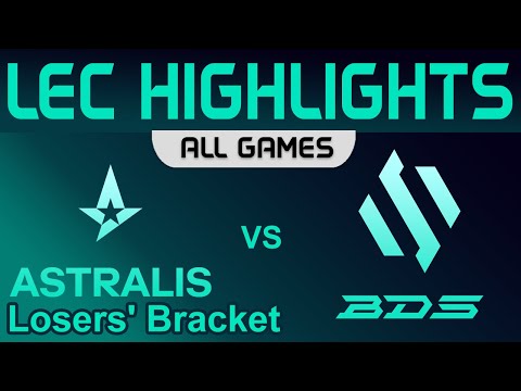 AST vs BDS Highlights ALL GAMES Losers' Bracket LEC Winter Groups 2023 Astralis vs Team BDS