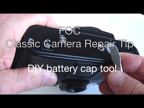 Fix Old Cameras: DIY Battery Cap Tool Repair Tip