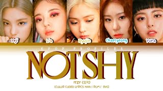 ITZY 'Not Shy' Lyrics (있지 Not Shy 가사) (Color Coded Lyrics)