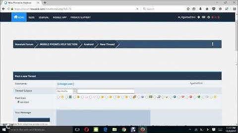 How to post at the Hovatek Forum