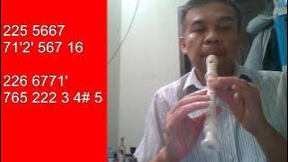 Notasi Recorder Garuda Pancasila