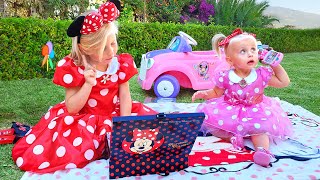 Alice and Eva Pretend Play Little Princess in the Toy City | Stories for Kids