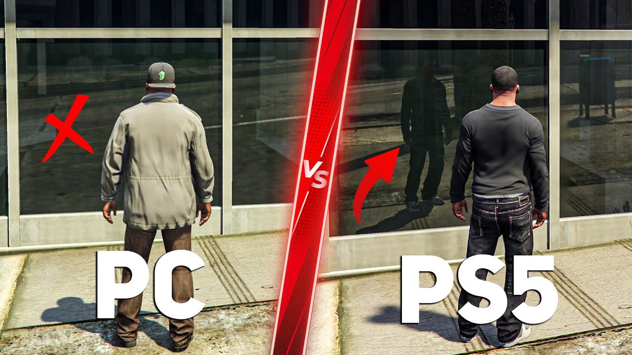 GTA 5 Next Gen Ray Tracing Update PS5 VS PC - Direct Comparison! Attention  to Detail & Graphics! 4K 