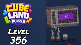 Cube Land Puzzle Level 356 Walkthrough
