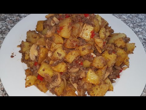 فيديو: كيف لطهي البطاطس اللذيذة باللحوم