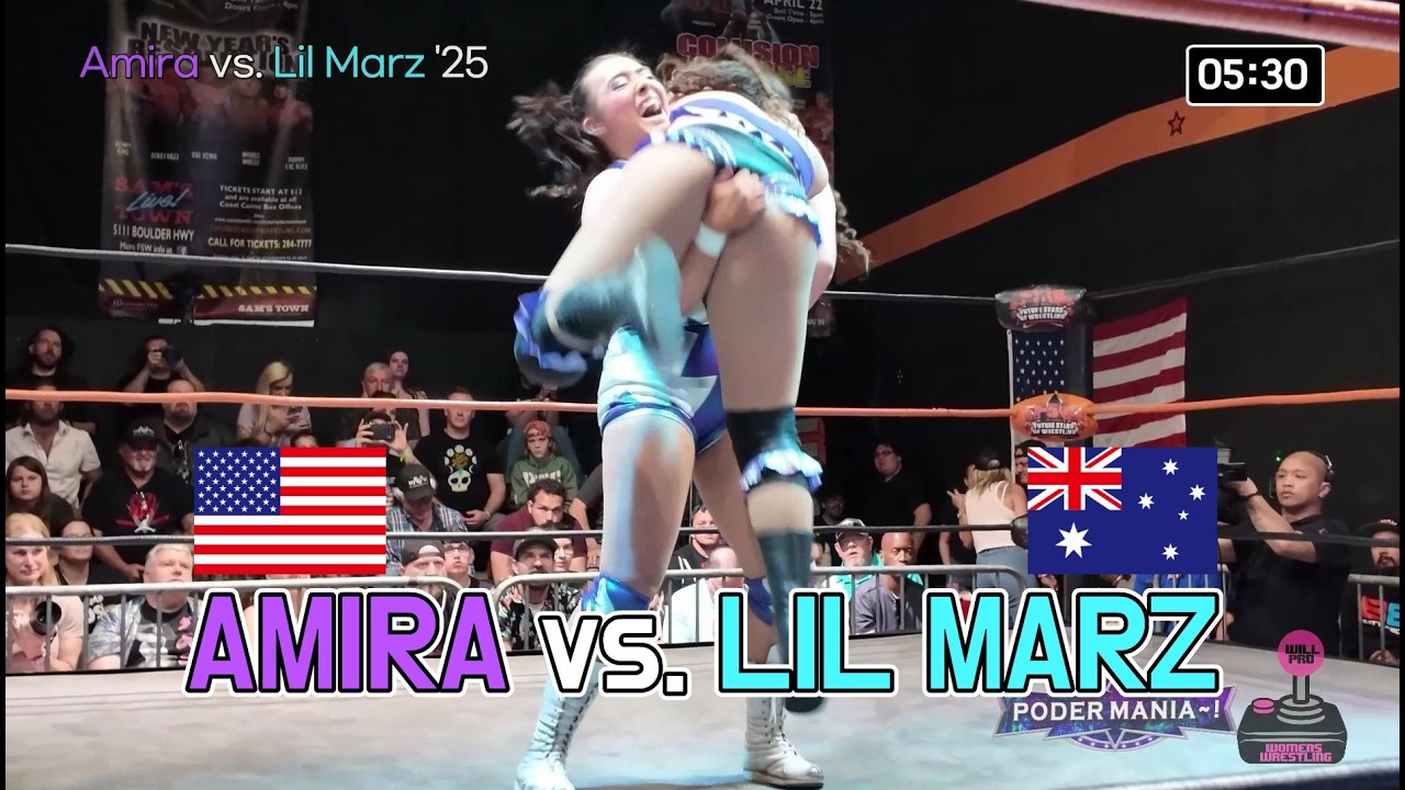 Амира ШОКИРОВАЛА публику в Вегасе в безумной схватке с австралийской рестлершей! WPW 2025, эпизод...
