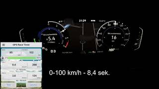 Volkswagen Passat GTE  (PHEV)1.4 TSI 218 KM - przyspieszenie 0-100, 60-100 km/h 🏁 (acceleration)
