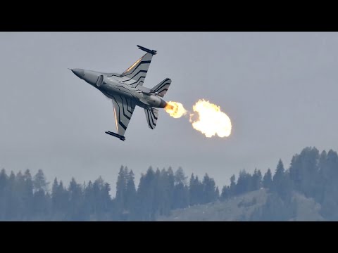 Fighter Jet Engine Explodes Mid-Air