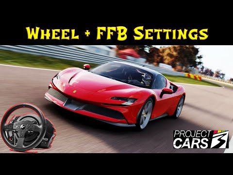 Project Cars 3 Wheel Settings + FFB Settings Thrustmaster T300RS