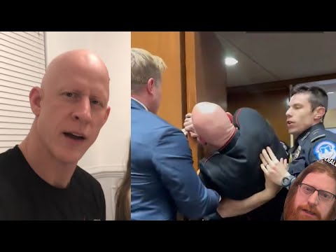 AMERICAN MARINE NOT READY TO DIE FOR ISRAEL,, CORP ATTACKED AND BROKE HIS ARM BY BY SENATOR SHEEHY