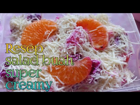 RESEP SALAD BUAH SUPER CREAMY!!!#idejualan#resepsimple#saladbuah#saladrecipe#