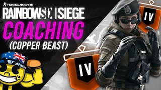 Coaching A COPPER BEAST.. (1472 MMR) - R6 Analysis