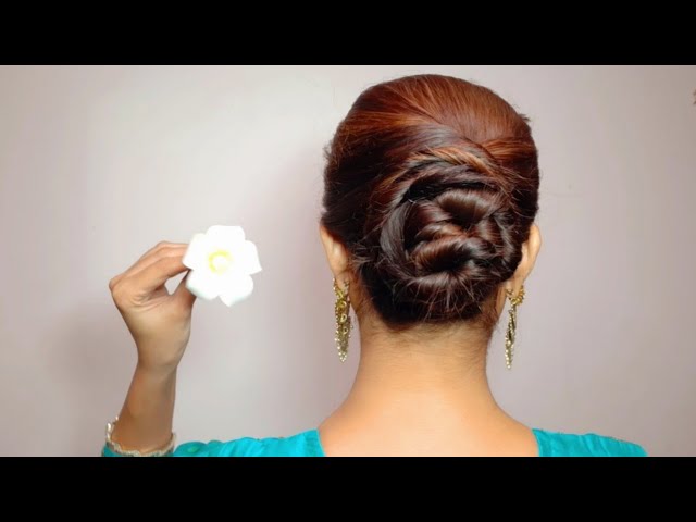 most favourite hairstyles for wedding | bun hairstyles indian | wedding  hair for bride | Indian bridal hairstyles, Indian wedding hairstyles, Saree  hairstyles