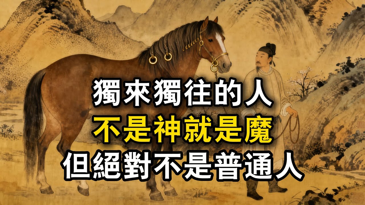 獨來獨往的人不是神就是魔，但絕對不是普通人#观人识人 #识人术 #强者思維 #認知 #自我提升 #認知覺醒 #爲人處世