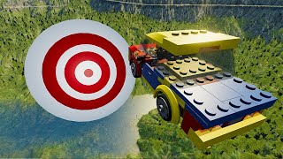 TOP 100 Random Lego Car Jumps \& Car Crashes BeamNG.Drive