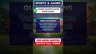 Sports &amp; Games Essay Quotes for Class 10th &amp; 12th Board Exam 2026  #boardexam2026