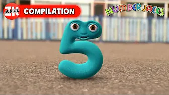 Best Estimate – On And Off | Numberjacks DOUBLE Full Episodes