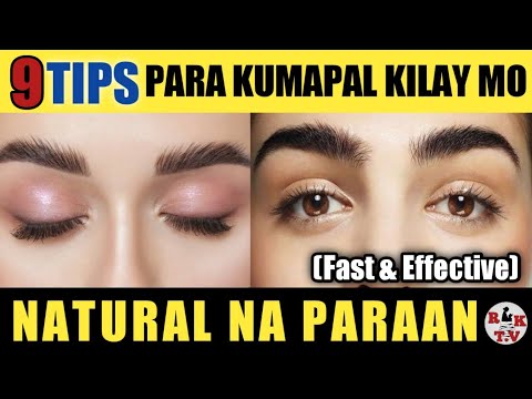 PAANO KUMAPAL ANG KILAY SA NATURAL NA PARAAN | How to grow eyebrows fast! (thick and natural)