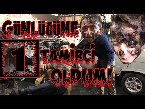 BİR GÜNLÜĞÜNE OTO TAMİRCİDE ÇALIŞTIM !! (BAŞIMA GELMEYEN KALMADI !!) | EMRE GÜL