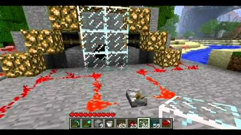 Minecraft mob crusher with pistons!