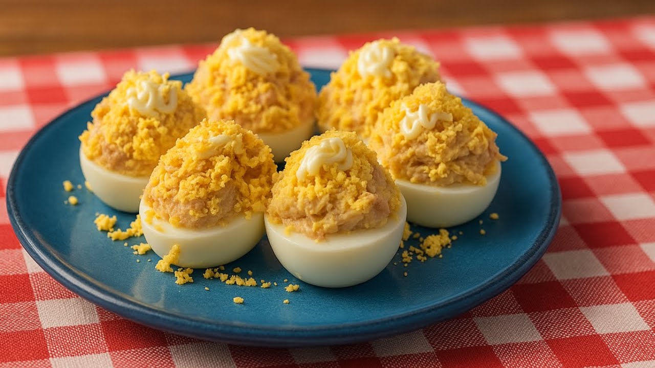 LOS HUEVOS RELLENOS MÁS FÁCILES DEL MUNDO