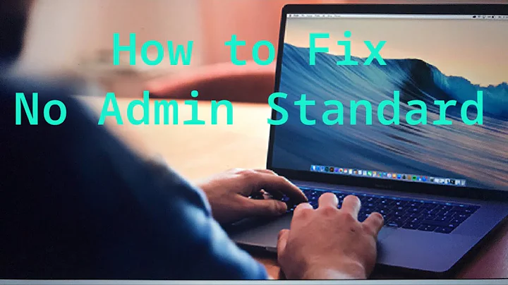 How to Fix Mac administrator name standard 2019
