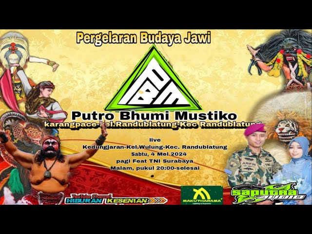 Live Streaming Seni Barong Putro Bhumi Mustiko Dukuh Kedungjaran class=