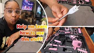 PINK TOOLBOX BOX OPENING. NOW I NEED TO LEARN HOW TO USE IT. LOL