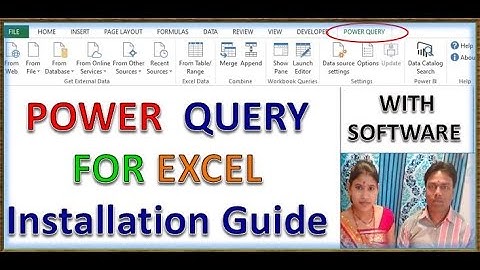 Power Query Introduction and Installation , learn power Query for excel, EXCEL, Microsoft excel,