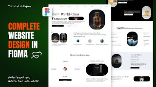 Full Modern Website Design Tutorial in Figma | UIUX Design Challenge