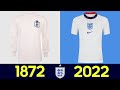 ⚽ The Evolution of England Football National Team Kit 2022 | All England Football Jerseys in History