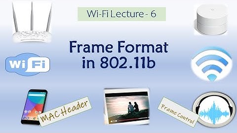 WiFi Lecture#6 802.11b Frame Format