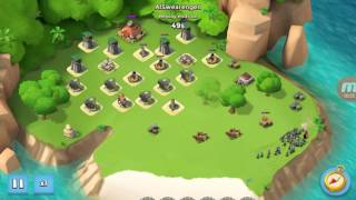 Boom Beach NPC Base Cluster Bomb Level 33 screenshot 4