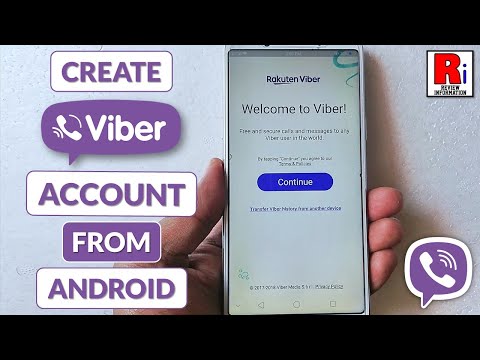 How to Create Viber Account from Android