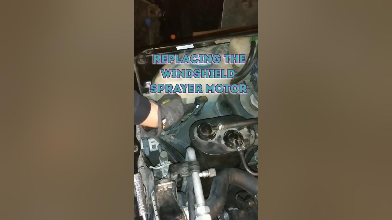 DIY Why's the Windshield Washer Fluid not Spraying? (=Replacing the