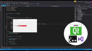 visual c++ Qt 03 : QLineEdit