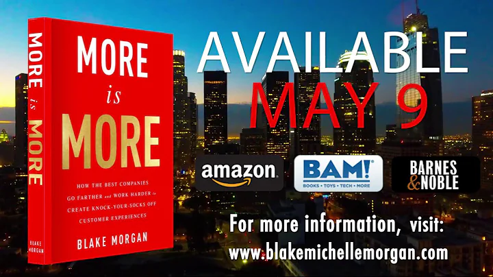 "More Is More" Book Teaser - Blake Morgan, Author
