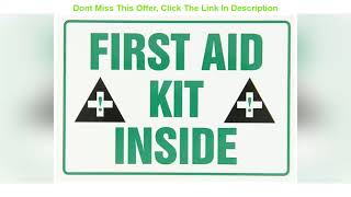 Flash Sale Accuform Signs LFSD509VSP Safety Label, Legend 'FIRST AID KIT INSIDE' with Graphic, 3.5'
