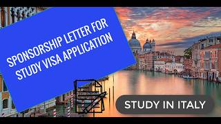 Visa Approved sponsorship letter for your Study Abroad 2026!