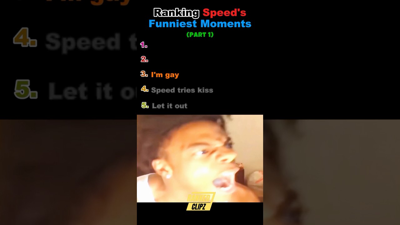 Ranking Speed's Funniest Moments #1 